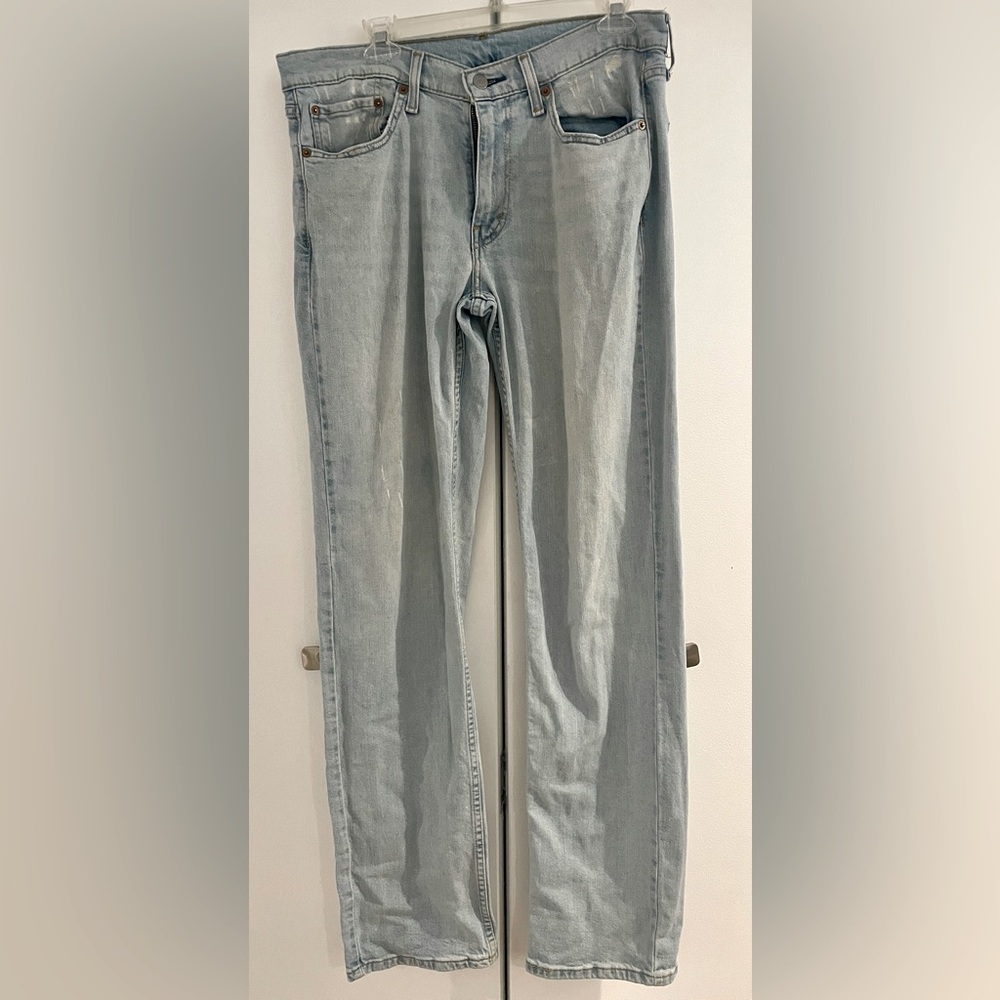 Men’s Levi’s 514 Jeans Size 33W x 34L light wash